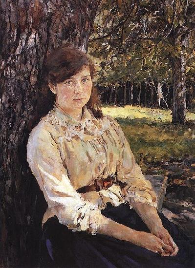 Valentin Serov Girl in the Sunlight. china oil painting image